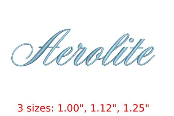 Aerolite Embroidery Font: A Designer's Review