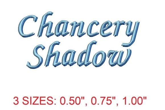 Chancery Shadow Embroidery Font: A Designer's Review