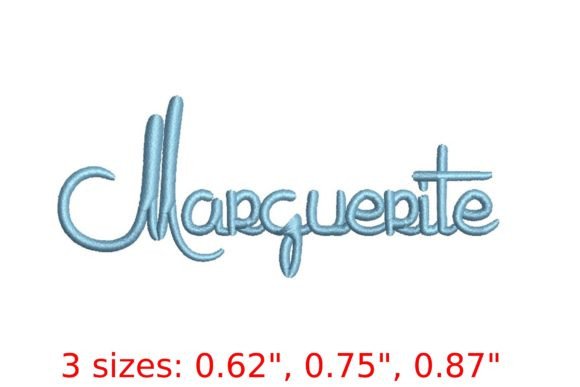 Charming Marguerite Embroidery Font for Crafters