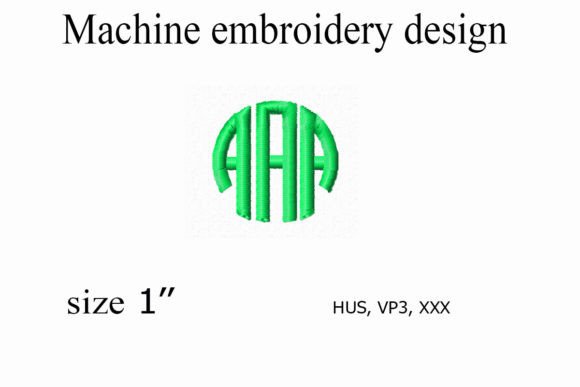 Circle Monogram Embroidery: A Perfect Gift Choice