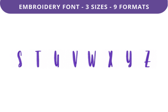 Fifty First Dates Font Uppercase S to Z