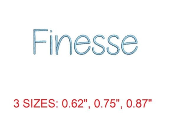 Finesse Embroidery Font: A Holiday Must-Have