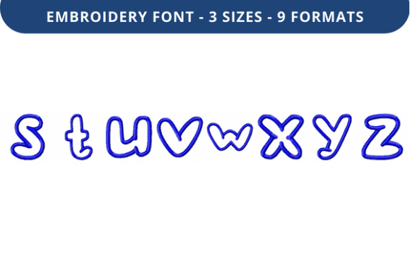 Pop That Bubble Font S to Z: A Fun and Bold Choice