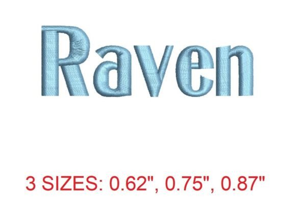 Raven Font: A Touch of Dark Beauty for Embroidery