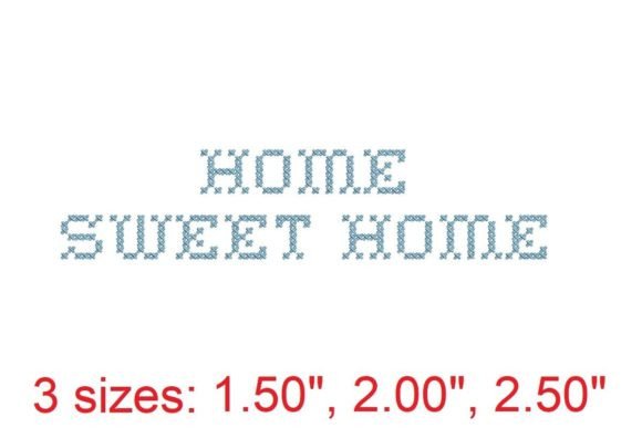 Review: Home Sweet Home Embroidery Font