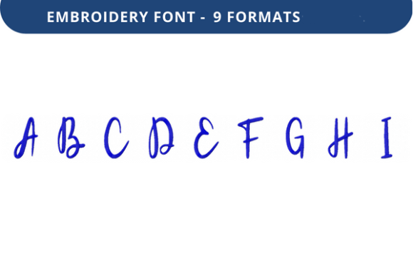Smooth Slushie Font a to I: A Premium Embroidery Choice