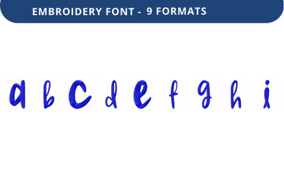 Smooth Slushie Font: A Versatile Embroidery Choice