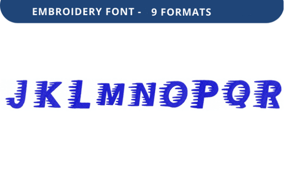 Winter Sprinter Font J to R: A Versatile Embroidery Choice